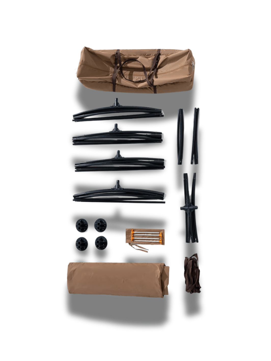 Auvent de protection pour tente