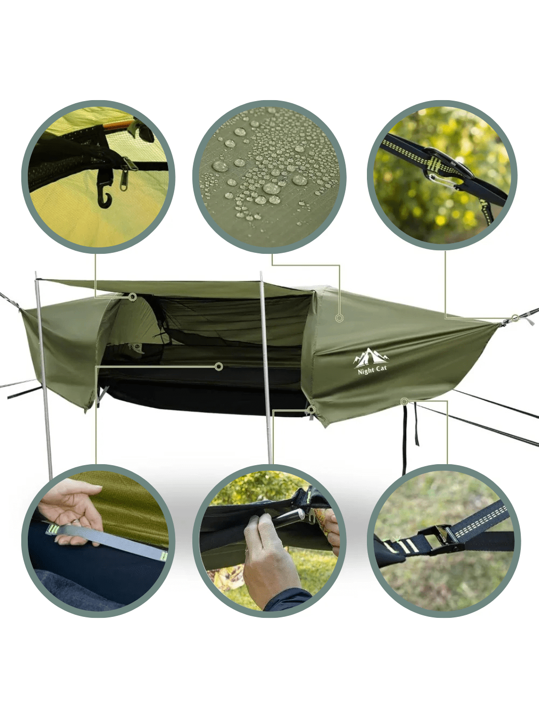 Tente hamac suspendue