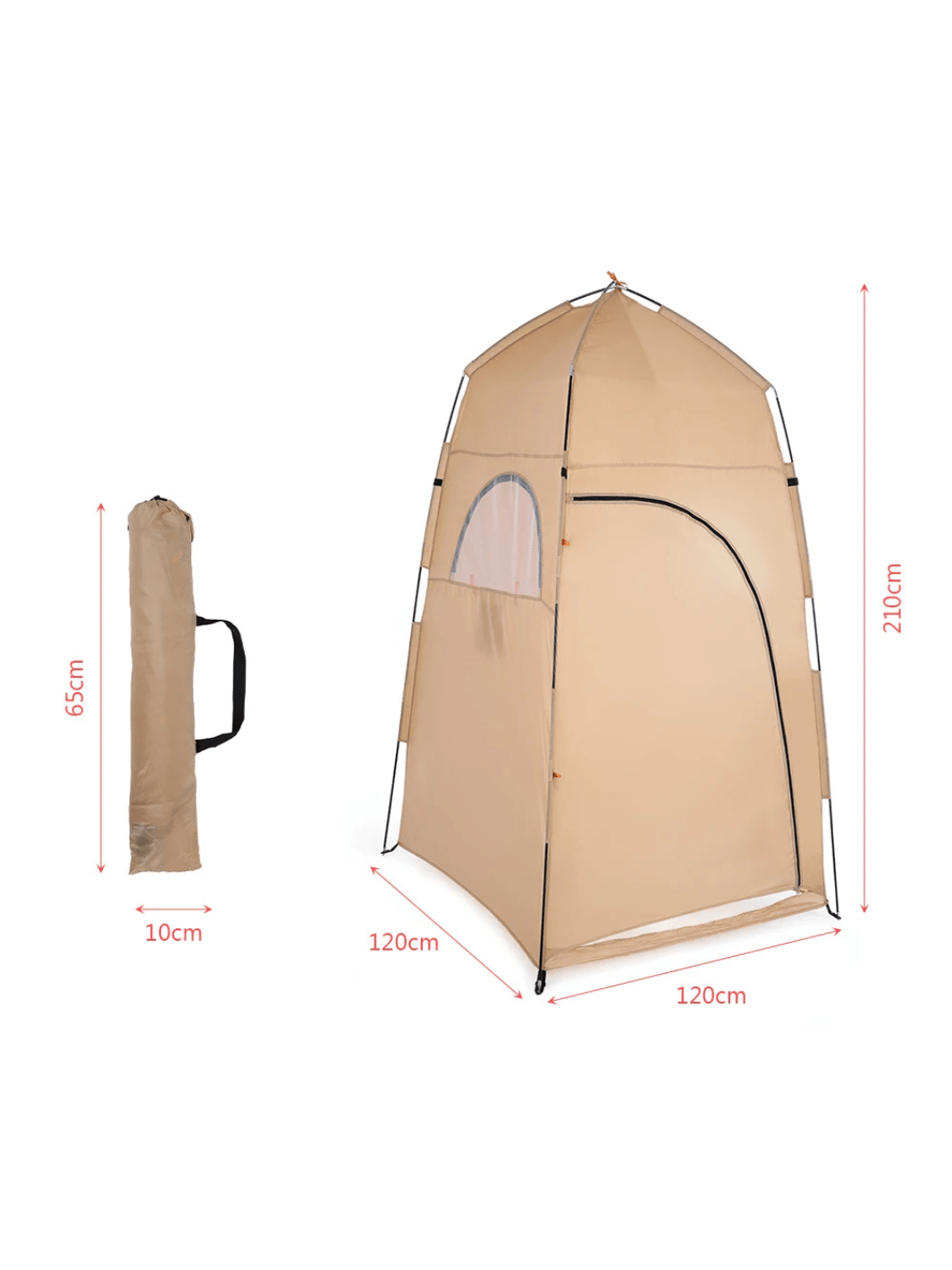 Tente pour la douche