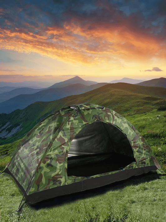Tente camouflage pour 1 personne