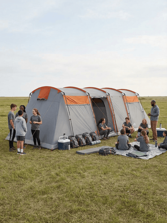 Tente familiale tunnel pour 10 personnes