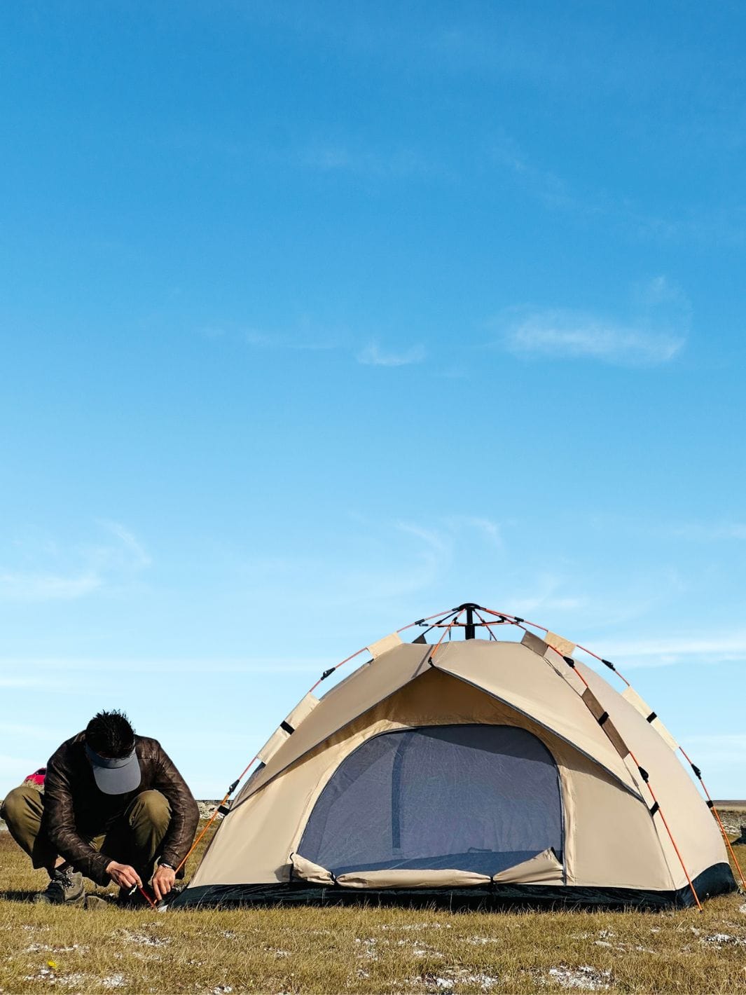 Tente de camping 4 places à ouverture automatique