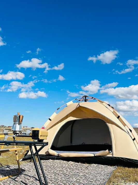 Tente de camping 4 places à ouverture automatique