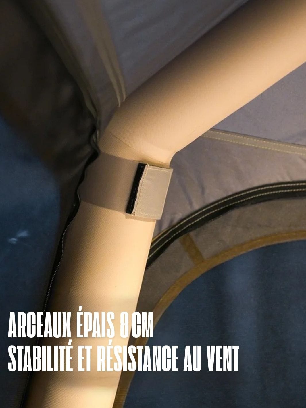 Tente gonflable de camping pour 4 personnes